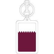 【選べるカラー】KSK362 カタール Qatar 国旗キーホルダー 旅行 スーツケース