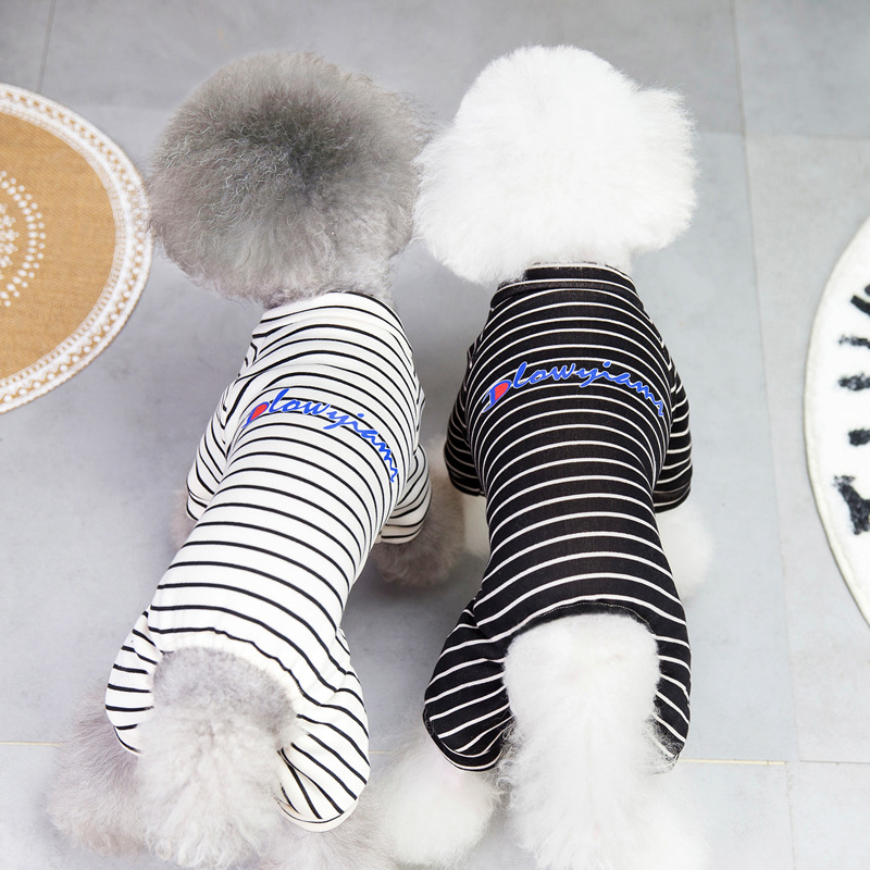 犬服 ドッグウェア 犬の服 ペット服 犬 猫 ペット かわいい 秋冬 暖か ボーダー柄 カジュアル