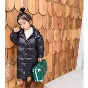 これからの時期に 韓国ファッション 子供 暖かい 上品映え 親子服 綿服 フード付き 中長セクション