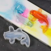 3Dフィッシュシリコンモールド鯉UVエポキシ樹脂モールド ゼリーショコールベーキングモールド