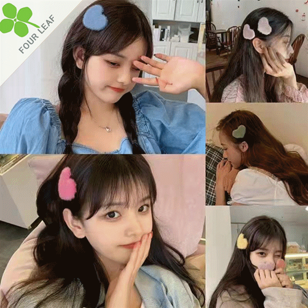 新作 ハット ヘアクリップ バンスクリップ ヘアアクセサリー かわいい ふわふわ