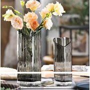 クーポン適用でお得に ガラス 花瓶 クリア ハート型 ドライフラワー リビングルーム 装飾 水耕栽培