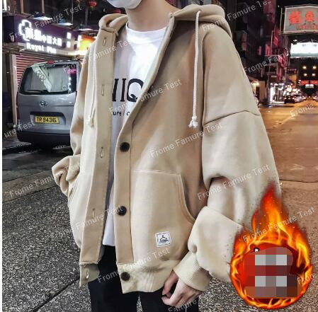 新しい秋と冬のメンズジャケット暖かい韓国語バージョン