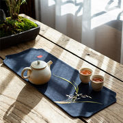定番 コットンリネン テーブルランナー 短いスタイル 中国の風 ししゅう ティーマット