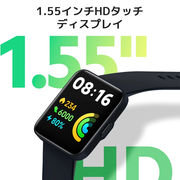 【グローバル版】スマートウォッチ Xiaomi Redmi Watch 2 Lite カラーディスプレイ 血中酸素レベル GPS内蔵