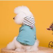 秋冬新作 ペット服 小中型犬 犬服 猫服 オシャレ ペット用品 ネコ雑貨 ドッグウェア 帽子付き 2点セット