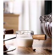 INSスタイル シンプル 牛乳カップ ガラス 家庭用 可愛い コーヒー  ハンドル