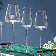 ガラス クリスタルカップ ゴブレット 大人気 赤ワイングラス 家庭用 ギャザリング