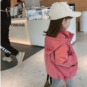 子供服 春と秋コート  韓国風 　女の子コートキッズ トップス ファッションカコート ★90-140