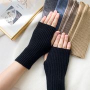 韓国 ハンドウォーマー スマホ手袋 指なし手袋 グローブ 防寒 秋冬 厚手