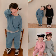 韓国子供服春の新型児童品男女児童ニットパンツ児童服セット