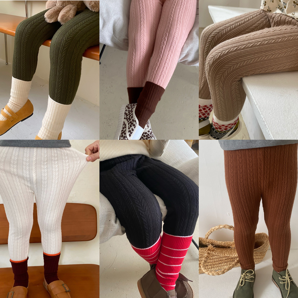韓国子供服女の子のレギンス新型子供カジュアルズボンファッション保温ズボン