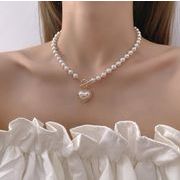 ネックレス レディース　チェーン　アクセサリー　ファッション　きれいめ　韓国　真珠