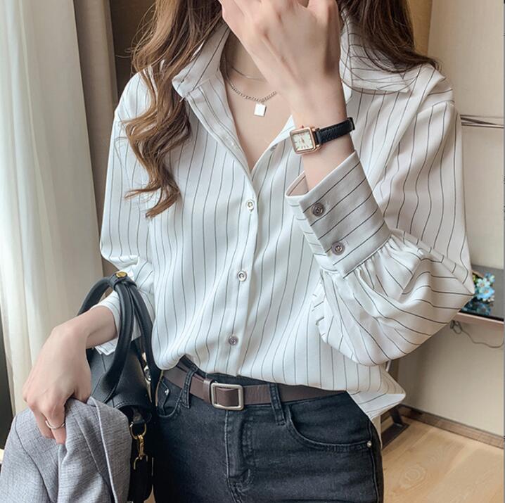 韓国春秋ファッション Tシャツ　ブラウス　レディース 　シャツ 長袖Tシャツゆったり　通勤