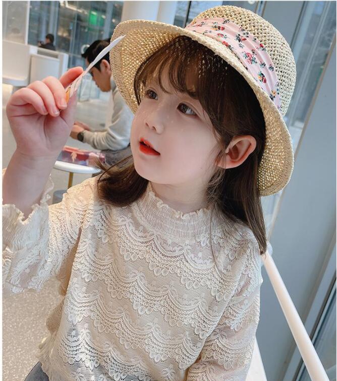 春と秋のファッション★子供ボトミングシャツ★子供Tシャツ+スリング★可愛いオールマッチ★80-130