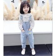 子供服春秋服★シャツ+パンツ★ファッション子供春服★潮流ツーピーススーツ★80-130