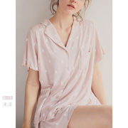 くまちゃんパジャマ  夏  ゆったりした  やわらかい  半袖  ショートパンツ  ホームウェア  セット  女