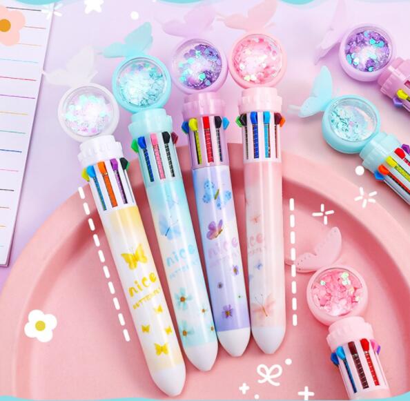 ステーショナリー　かわいい  文房具　ペン　勉強 　おもしろい  ボールペン   学生  10color