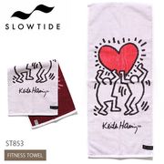 スロータイド【SLOWTIDE】FITNESS TOWEL キース・ヘリング スポーツタオル Keith Haring タオル