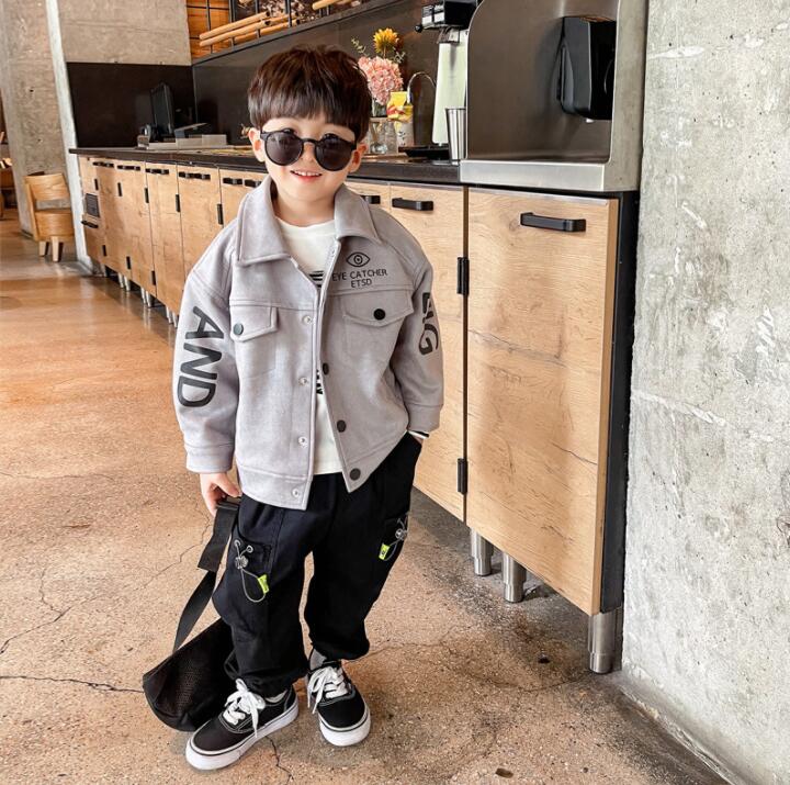 子供服春秋服★男の子ジャケット★ファッションコート子供春服★潮流子供春服★90-140