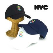 年間品　NYCライセンスカクテル刺繍ローキャップ　ヤング帽子