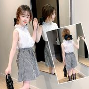 【2022春新作】韓国風子供服   2点セット  キッズ服  パンツ  シャツ