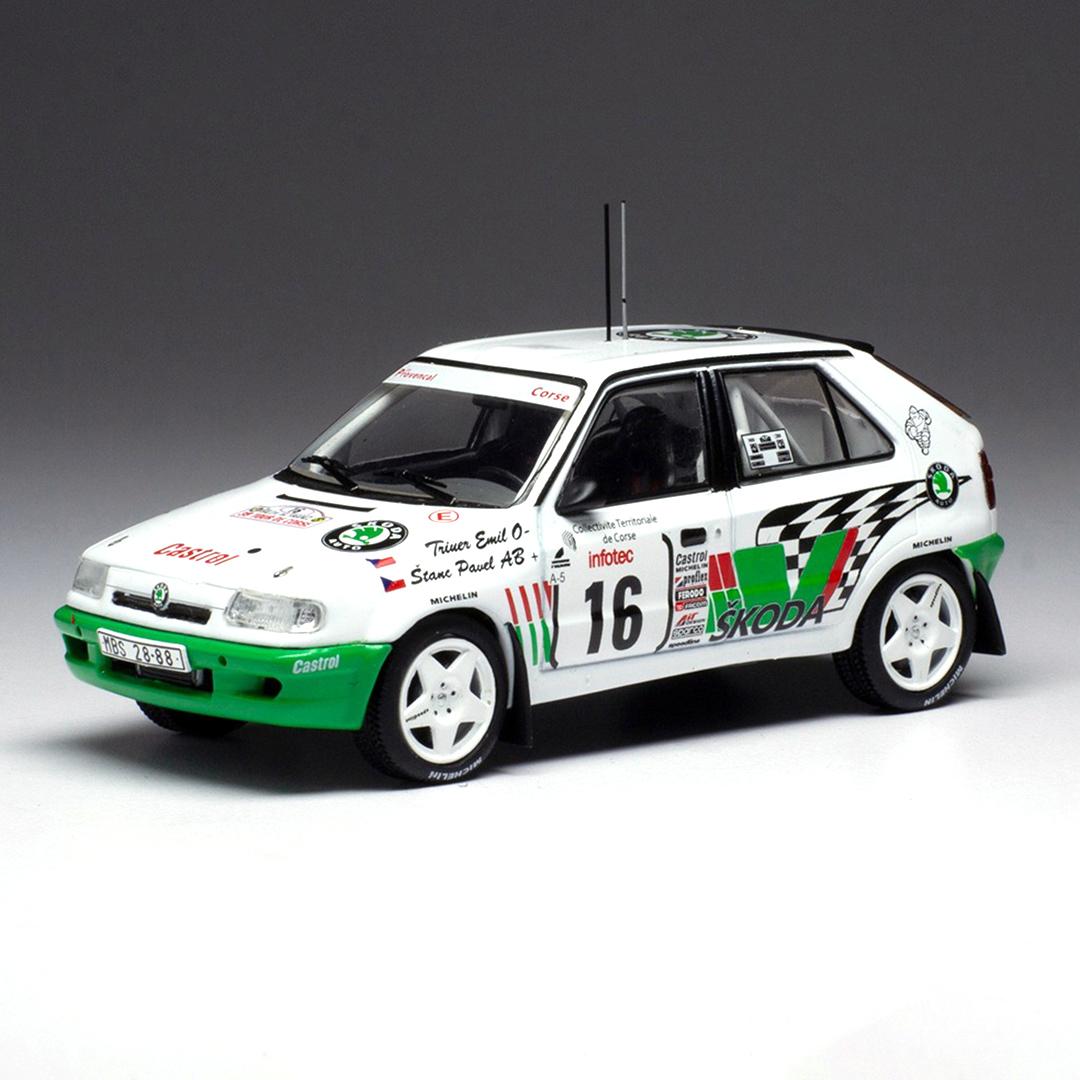 ixo/イクソ シュコダ フェリシア Kit Car 1995年ツール・ド・コルス #16 E.Triner/P.Stanc