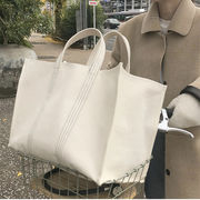 キャンバス　ビジネスバッグ　ハンドバッグ　大容量　韓国ファッション　オシャレ