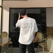 季節にピッタリ 激安セール バーシンガー 刺&#32353; ゆったりする Tシャツ デザイナー メンズ