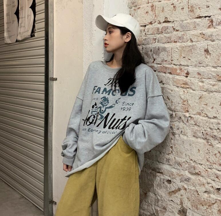 韓国風　レディース　パーカー　春秋新作　カジュアル　ファッションパーカー　ブラウス★M-XL