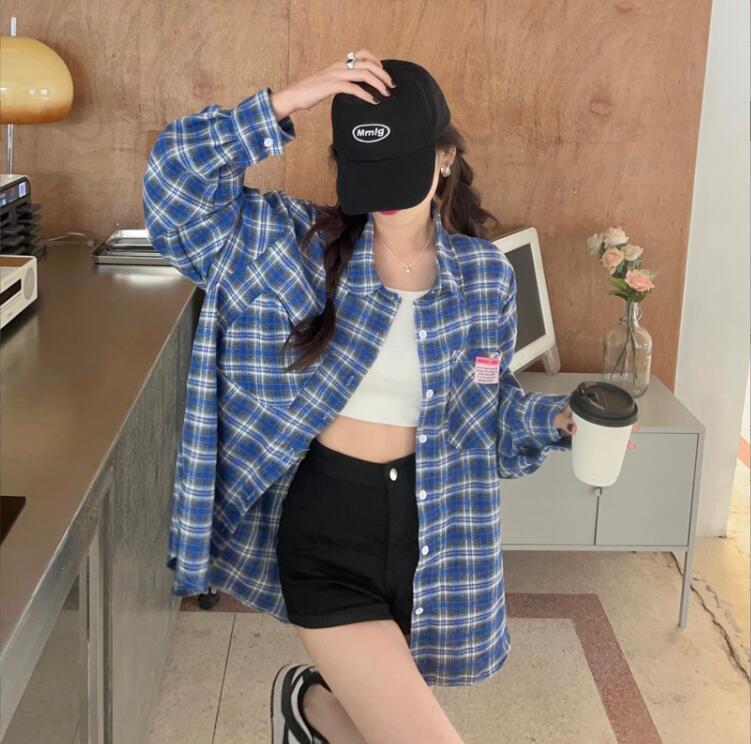 韓国風　レディース　防風日焼け止めシャツ　夏新作　ファッションシャツ　ブラウス★L-2XL