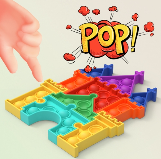 プッシュポップ バブル スクイーズ玩具    おもちゃ グッズ 知育の板 おもちゃ  ストレス解消