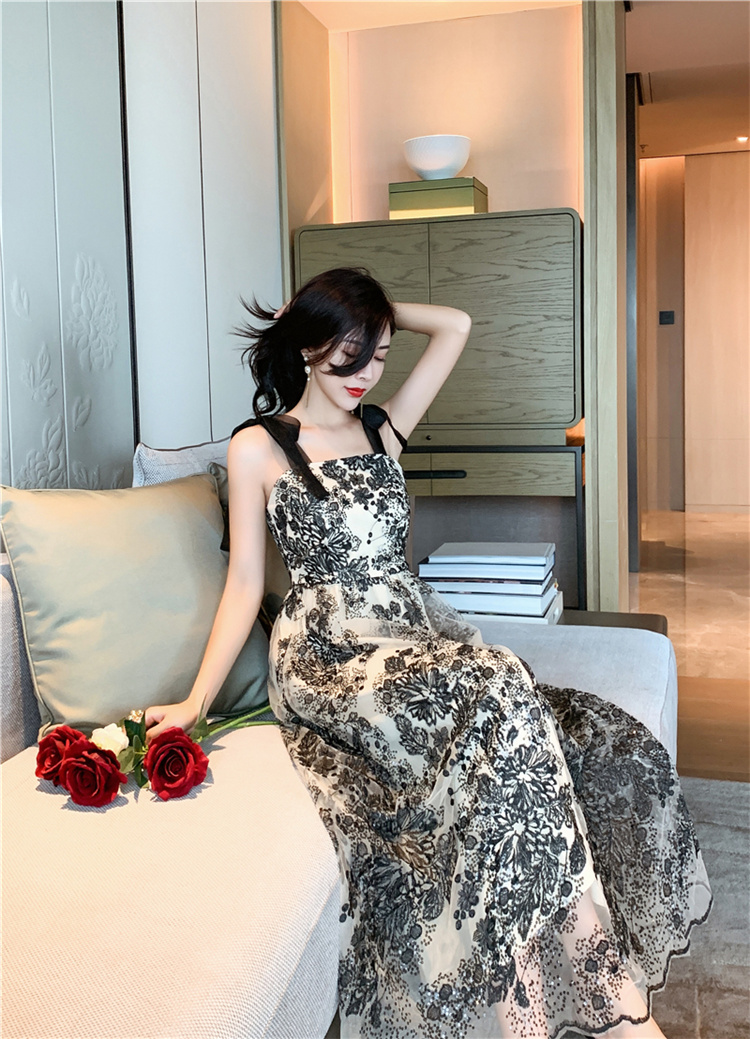 2022年の新商品更新 激安セール キャミワンピ 大人気 ロングセクション 袖なし エレガント 百掛け