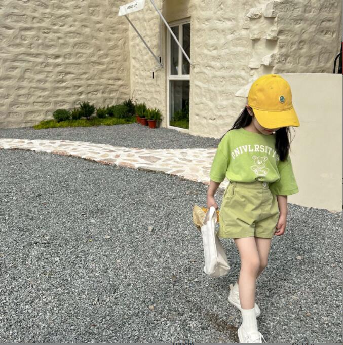 子供服夏服★女の子半袖Tシャツ★ファッションTシャツ子供夏服★韓国風子供夏服★80-130