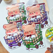 チャック付き袋　半透明　小分け袋　ラッピング袋　包装袋　小物入れ　梱包袋