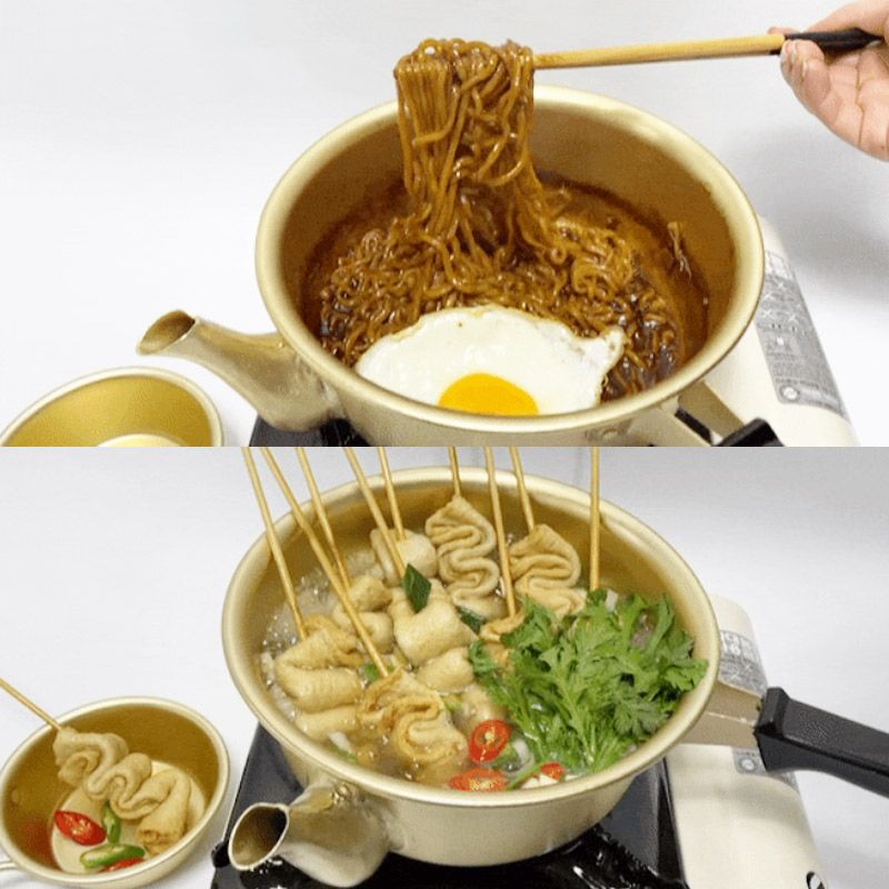 韓国】 大人気商品♪ やかん鍋 ひとり鍋 韓国ラーメン 人気 話題
