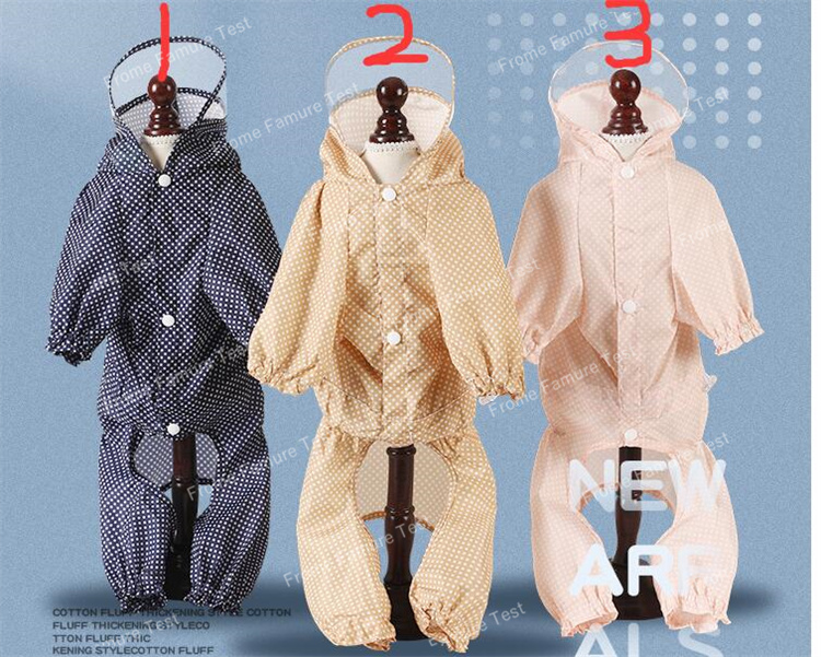 ペット服　犬レインコート　新作犬服　防水防塵　犬服　猫服　　ペット用品
