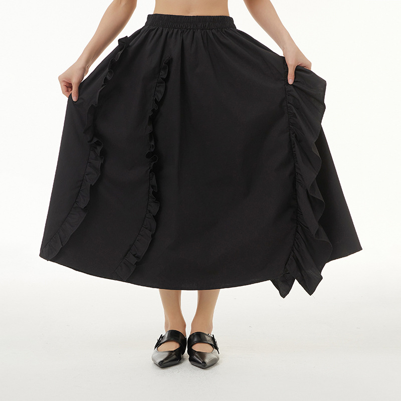 初回送料無料スカートゆったりサイズプラスサイズサマーファッションスカート個性的