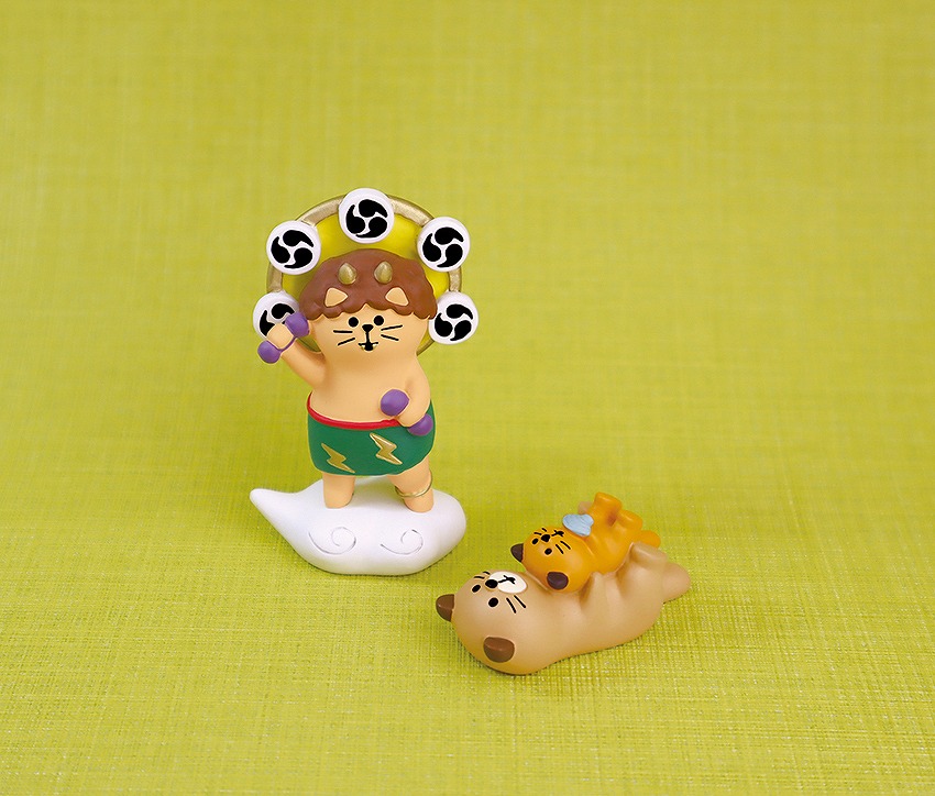 ZCB-51421 風神雷神猫 屏風セット | 卸売・ 問屋・仕入れの専門サイト