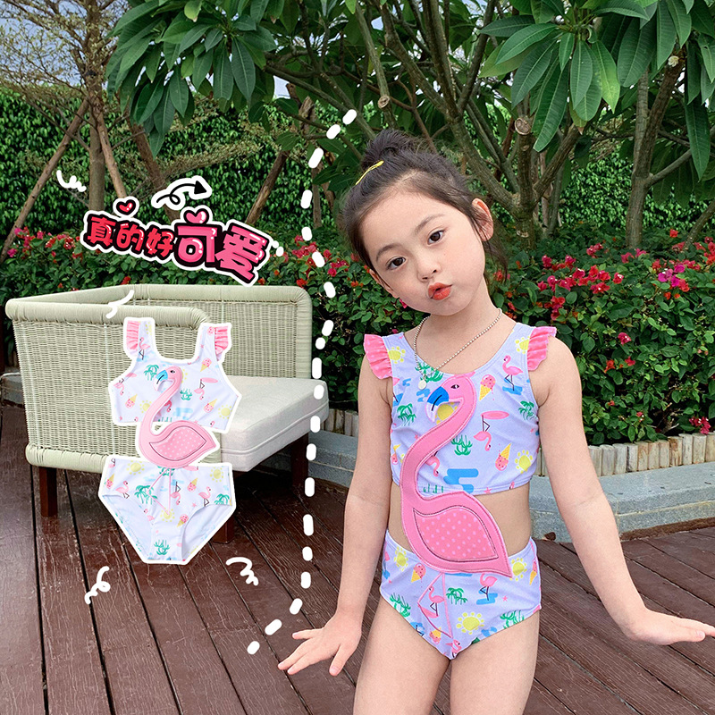 韓国風子供水着 キッズ 女の子 ベビー 子供用 オールインワン　連体水着 uvカット キッズ水着
