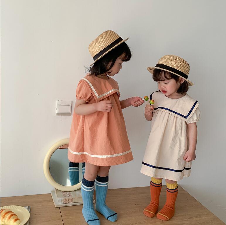 子供服夏服★女の子半袖ドレス★ファッションドレス★韓国風子供夏服★90-130