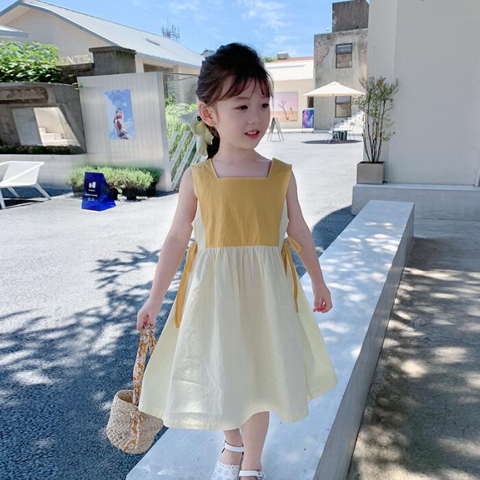 子供服夏服★女の子半袖ドレス★ファッションドレス子供服★韓国風子供夏服★90-150