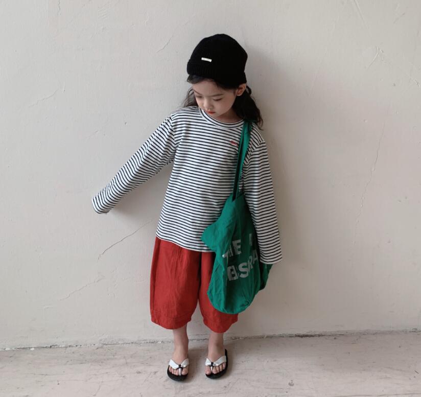 子供服春服★女の子Tシャツ★ファッションTシャツ★韓国風子供春夏服★80-140