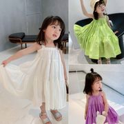 2022新作 可愛い  女の子  子供服    サロペットスカート  袖なし  キッズ ワンピース  韓国風子供服