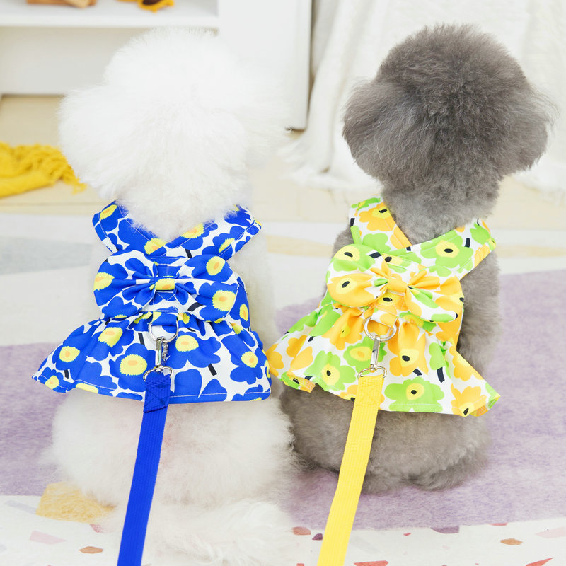 小型犬服　ペット用品　犬服　犬用　リード付き　可愛い　ペット服　ペット雑貨　新作