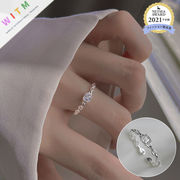 韓国風 S925コーティング リング 指輪 アクセサリー アレルギー防止 レディース アンティーク