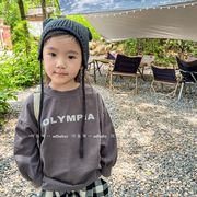 キッズTシャツ　長袖トップス　トレーナー　カジュアル　韓国風子供服　春秋物　80-130cm