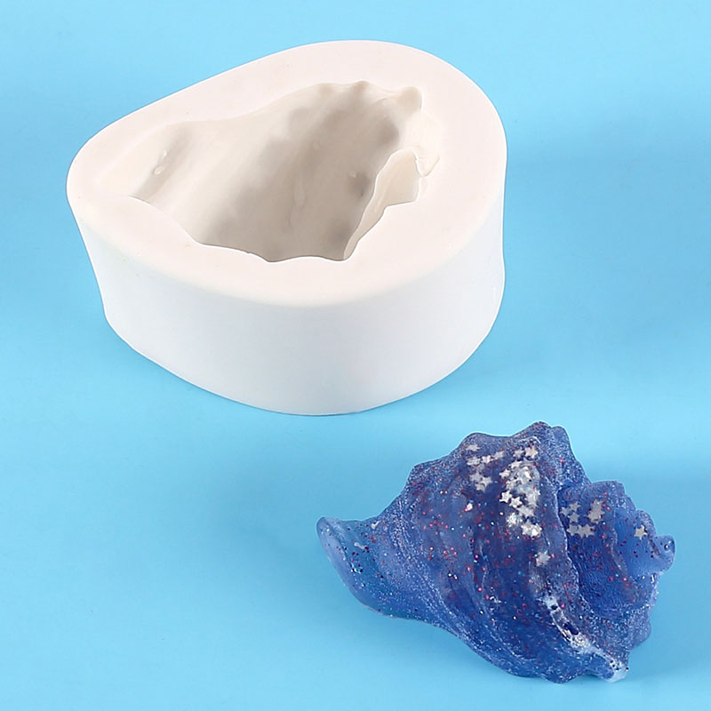 Gum paste キャンドル 素材レート 石膏粘土 モールド 手作りゴム型 UVレジン アロマ 玩具DIY サザエ
