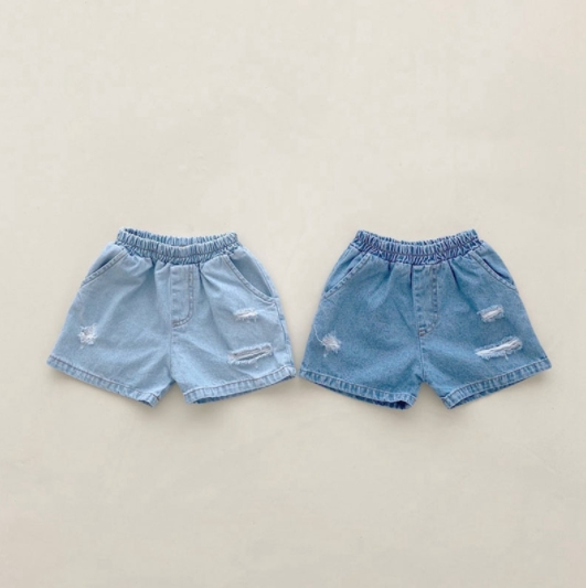 2022春夏新作    ボトムス  子供パンツ  ズボン  韓国ファッション  ジーンズ  韓国子供服  2色