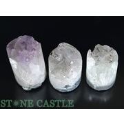 ☆原石一点物☆【原石】アメジスト筒型原石 (3個セット) No.38